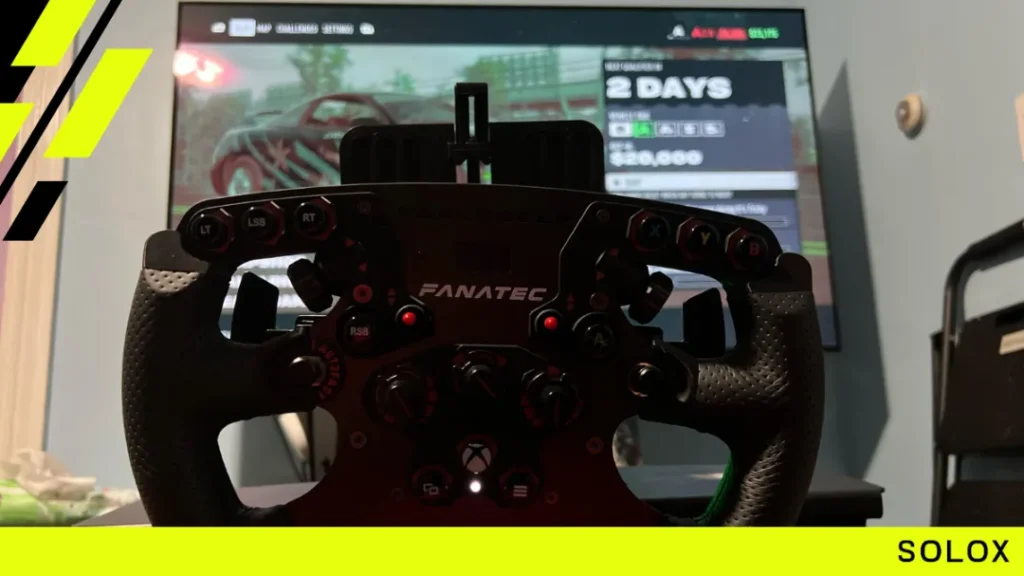 Fanatec tining menu wheel settings