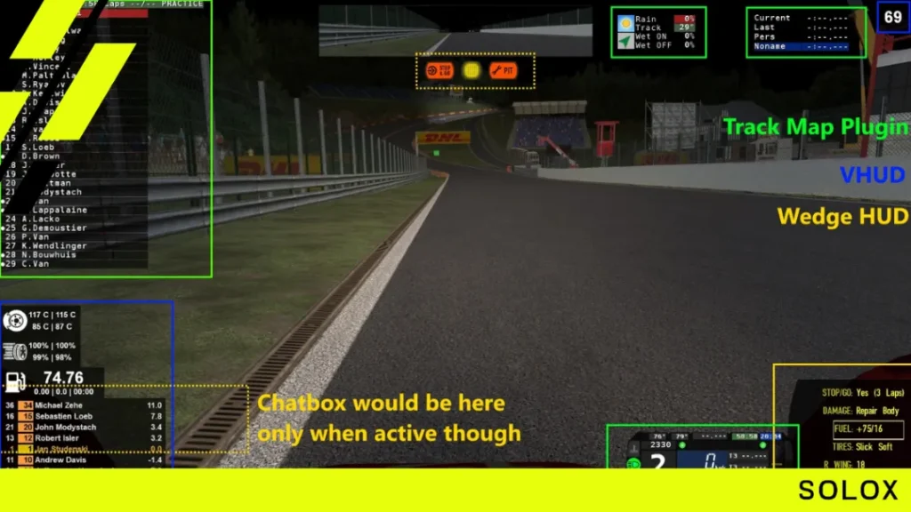 rFactor 2 in-Game Settings
