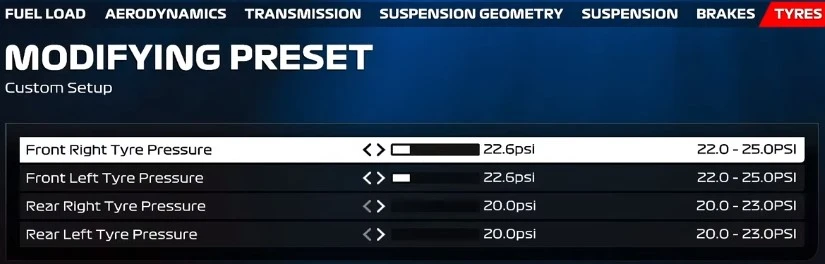 F1 23 BELGIUM setup 7