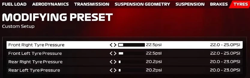 F1 23 HUNGARY setup 7