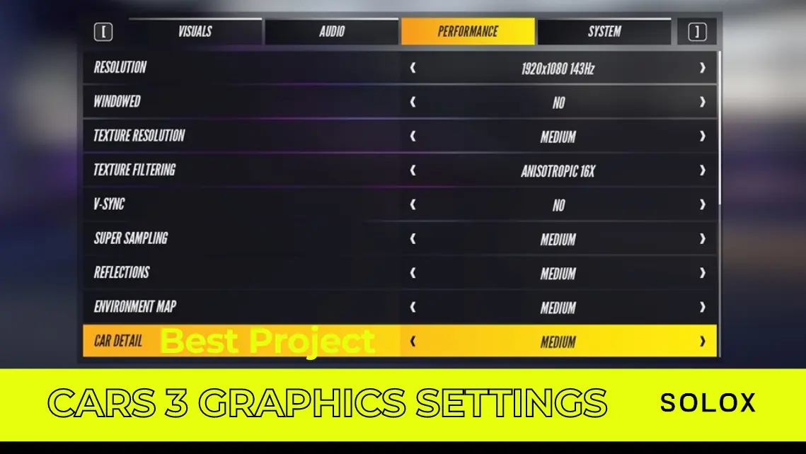 Best Project Cars 3 Graphics Settings