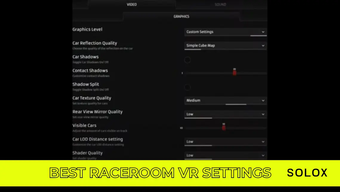 Best RaceRoom VR Settings