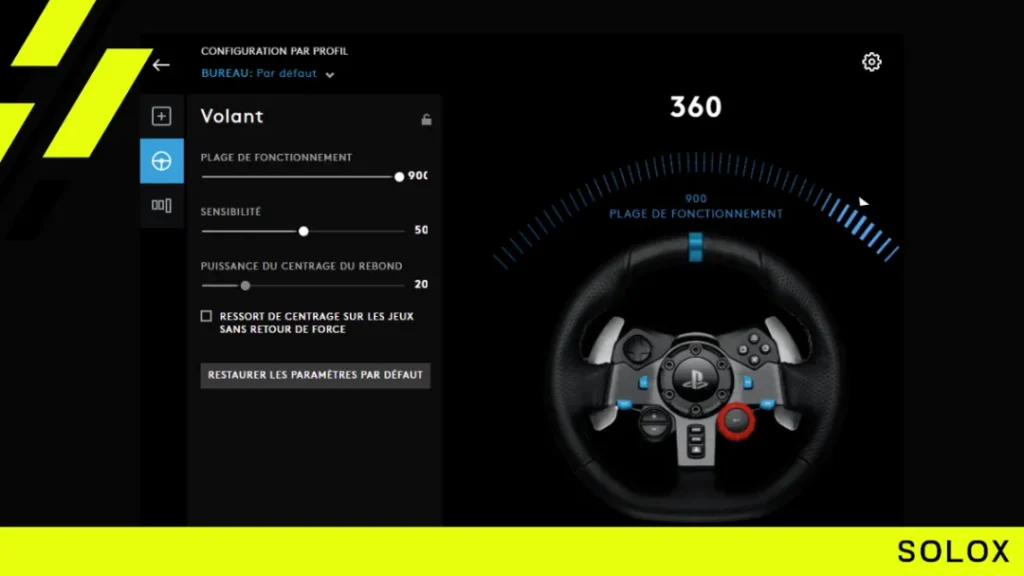Logitech GT Sport FFB settings (G29/G920)