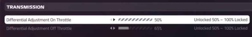 F1 2019 Australia Setup - transmission