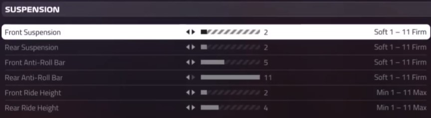 F1 2019 Australia Setup - suspension
