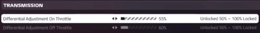 F1 2019 Bahrain Setup - transmission