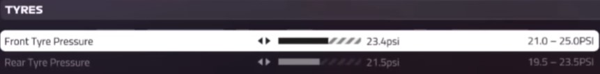 F1 2019 Bahrain Setup - tyres