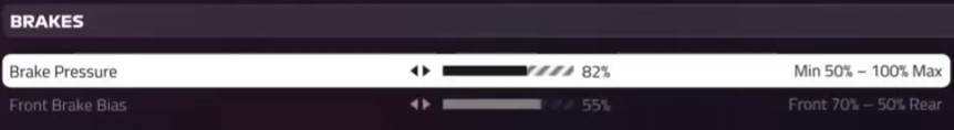 f1 2019 china setup - brakes
