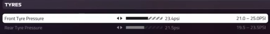 f1 2019 china setup - tyres