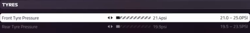 F1 2019 Baku Setup - tyres