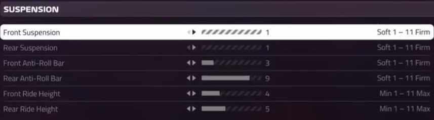 F1 2019 Spain Setup - suspension