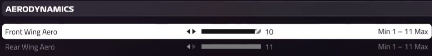 F1 2019 Monaco Setup - aerodynamics