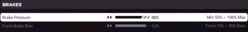 F1 2019 Monaco Setup - brakes