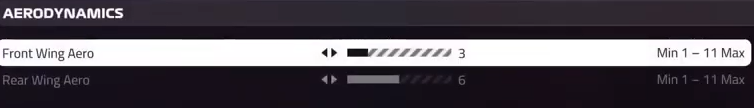 F1 2019 France Setup - aerodynamics