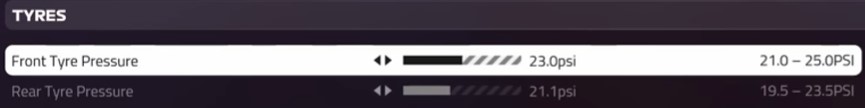 F1 2019 Hungary Setup - tyres