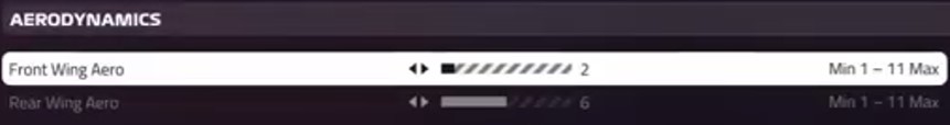 f1 2019 belgium setup - aerodynamics