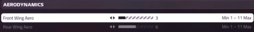 F1 2019 Russia Setup - aerodynamics