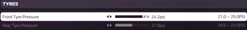 F1 2019 Russia Setup - tyres