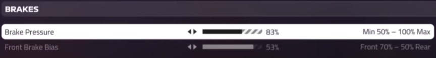 F1 2019 Japan Setup - brakes