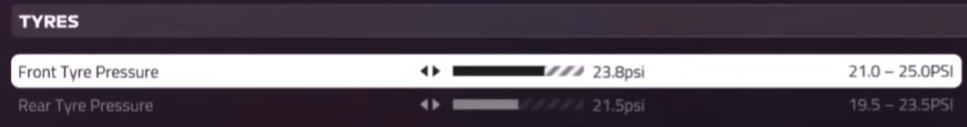 F1 2019 Japan Setup - tyres