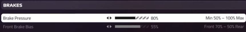 F1 2019 Brazil Setup - brakes