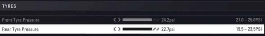 F1 2018 Bahrain Setup - tyres
