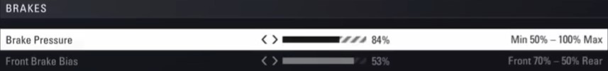 F1 2018 China Setup - brakes