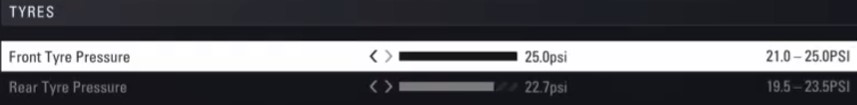 F1 2018 China Setup - tyres