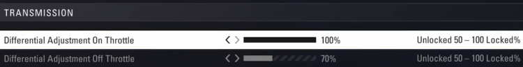 F1 2018 Spain Setup - transmission