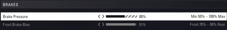 F1 2018 Spain Setup - brakes