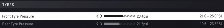 F1 2018 Spain Setup - tyres