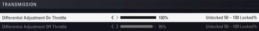 F1 2018 Austria Setup - transmission