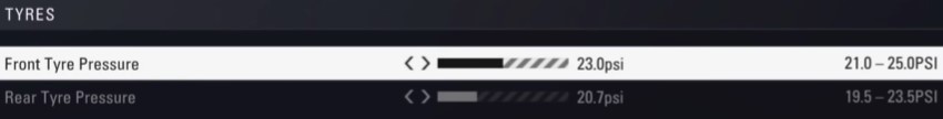 F1 2018 Austria Setup - tyres