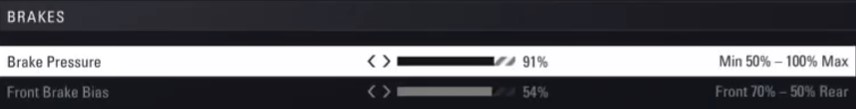F1 2018 Germany Setup - brakes