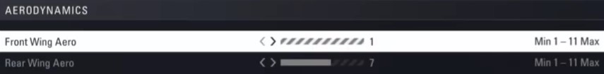 F1 2018 Russia Setup - aerodynamics