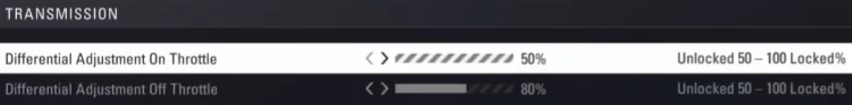F1 2018 Russia Setup - transmission