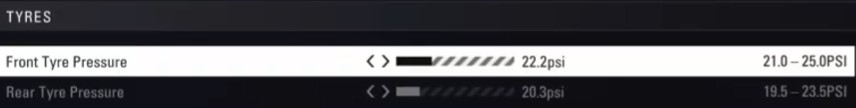 F1 2018 USA Setup - tyres