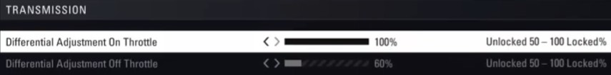 F1 2018 USA Setup - transmission
