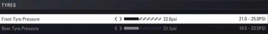 F1 2018 Abu Dhabi Car Setup - tyres