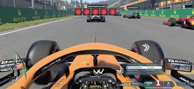 f1 2021 start procedure