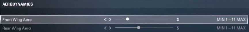 F1 2017 China Setup - aerodynamics