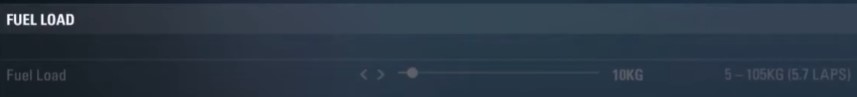 F1 2017 China Setup - fuel
