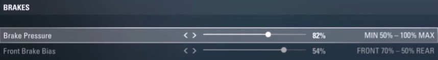 F1 2017 China Setup - brakes