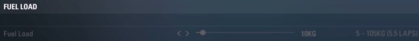 f1 2017 bahrain setup - fuel