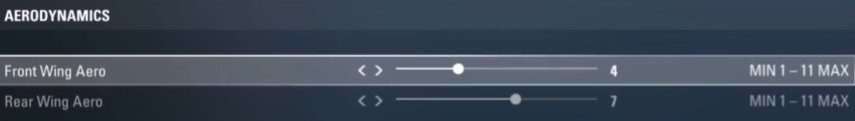 f1 2017 canada setup - aerodynamics