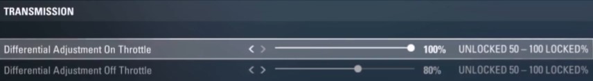 f1 2017 canada setup - tranmission