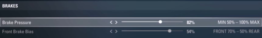 f1 2017 canada setup - brakes
