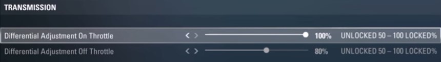 F1 2017 Austria Setup - transmission