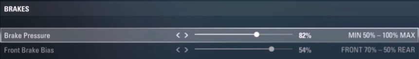 F1 2017 Austria Setup - brakes