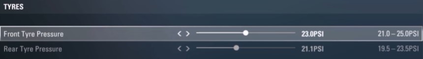 F1 2017 Austria Setup - tyres